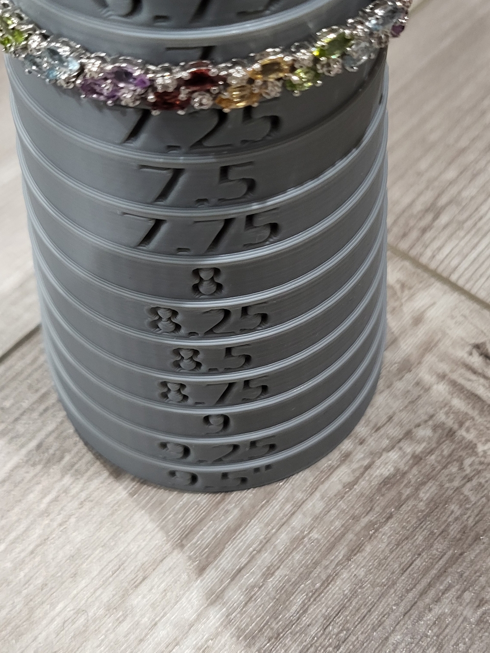 Multicolor Gemstone Tennis Bracelet - Women Jewelry - Picture 6 of 8